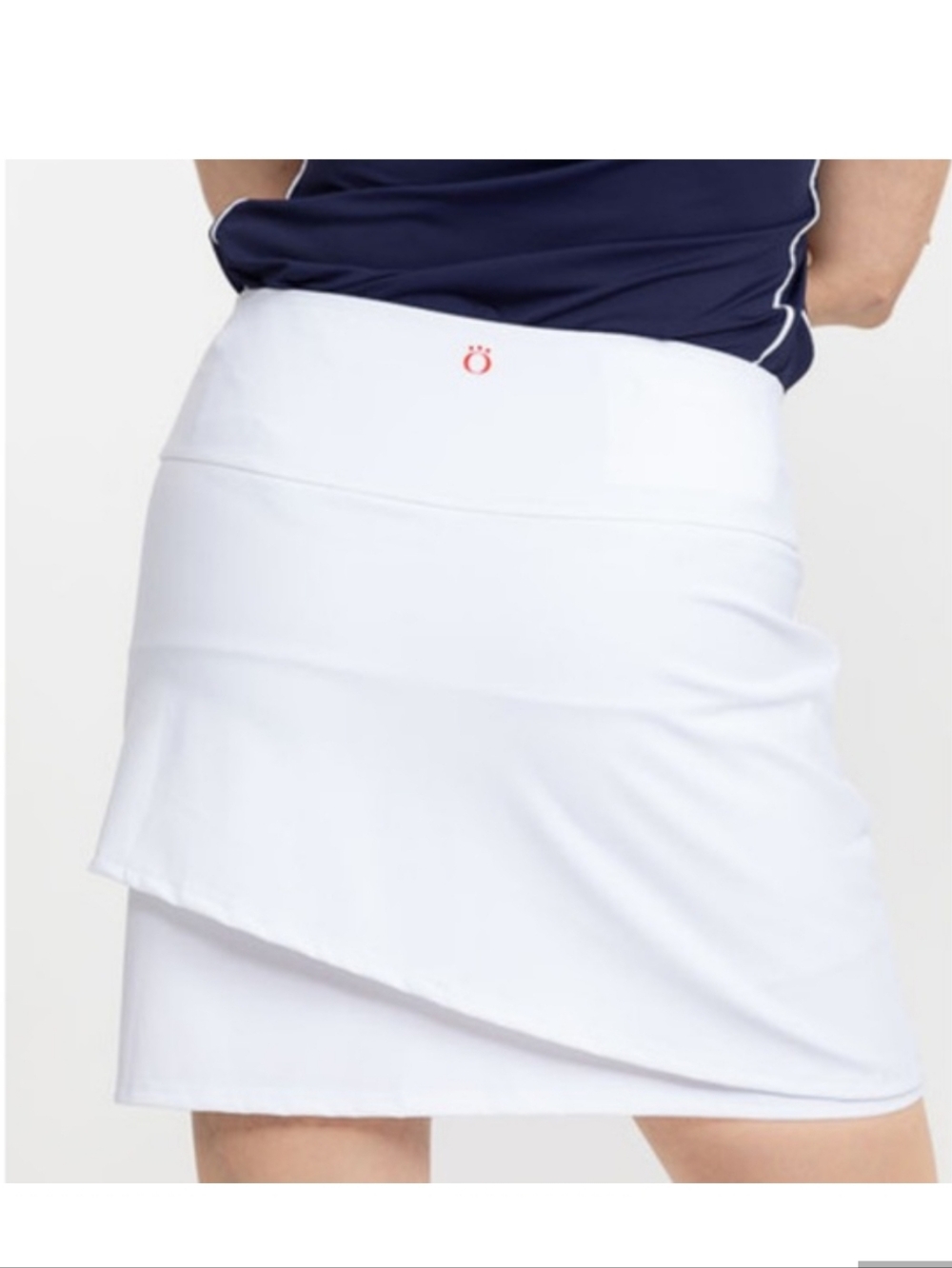 Kinona Sport White Wrap It Up Athleisure Golf Tennis Skort Small - Picture 2 of 8